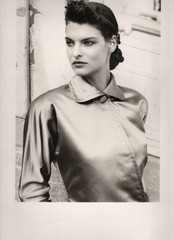 LINDA EVANGELISTA Ultra-Scarce Modeling Photo 80s LEGENDARY SUPERMODEL Original