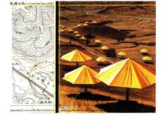 Christo The Umbrellas 1991 Tejon Pass CA Polaroid Photo Lot + Project Cover