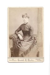 Vintage Late 1800s to Early 1900s Cabinet Card Goodall & Shultz Photography