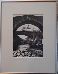 Jurgen Lorenzen/Hand-Signed Photograph/”Water Over Troubled Bridge”/Surrealism