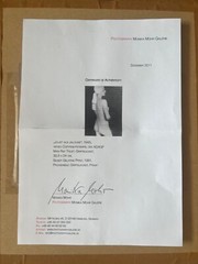 Man Ray “Juliet Circa 1945” Original Silver Gelanteine Print Edition Pen Art