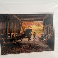 Vintage Bill Coleman Signed Numbered Matted No 576 27/400 Amos’ Barn Photograph