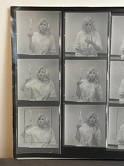 NEWLY FOUND Hendrickson PHOTO Contact Sheet Proof & Negatives MARILYN LOOK-ALIKE