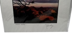 Canyon Sunset Signed Photo The Grand Canyons Landscape 4.5 x 6.5 Matted 8 x 10