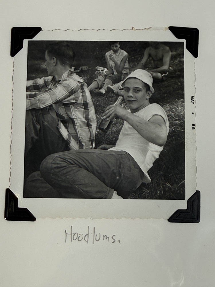 Vintage Found Photo Teenagers Picnic Soda Snapshot Hoodlums May 1965 Vernacular