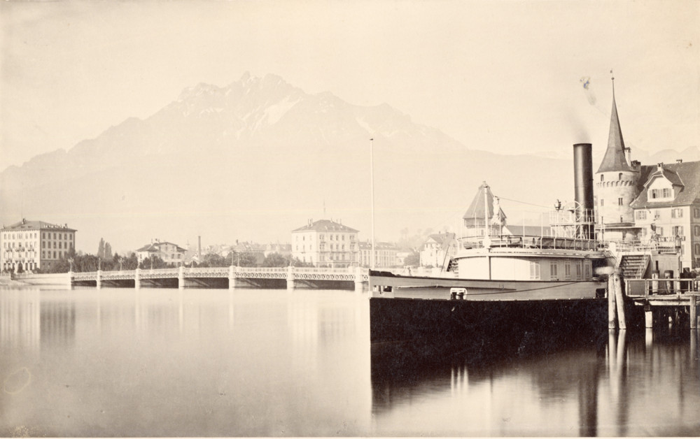 Antique Adolphe Braun 1812–1877 French Photographer Albumen Photograph Dornach