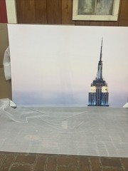 Empire State Building Giant Scale Plexiglass Mounted Photograph