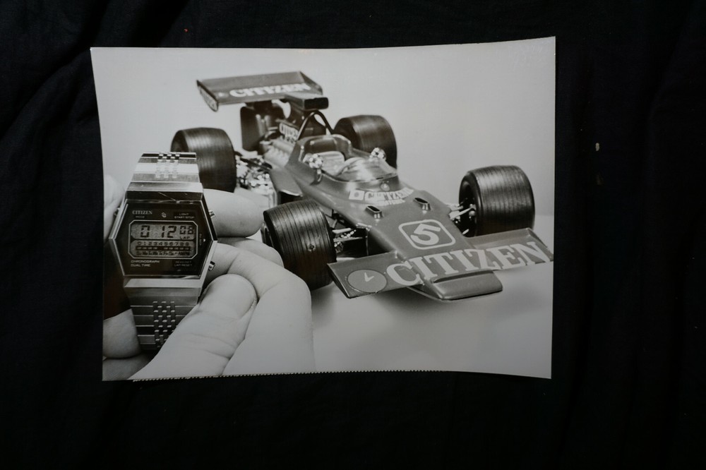 Photo from 1977 Chronograph Citizen Racing Car 18 x 24 cm