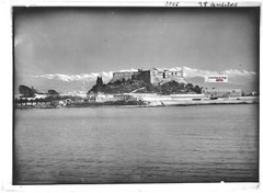 Antibes France Antique Black White Photo Glass Plate 13×18 cm Original Print