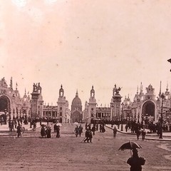 France PARIS Photo EXPOSITION UNVERSSELLE 1900 PONT ALEXANDRE vintage antique μ