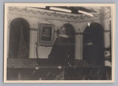 Duisburg 1949-Christmas decoration vmtl. Department Store – Vintage Photo 1940s