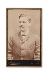 CDV photo male portrait/man-Vienna-Hietzing 1880s