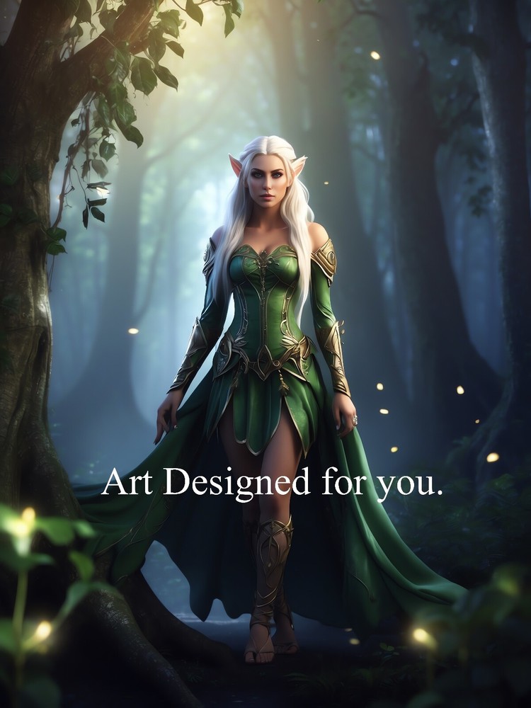 Digital Image Picture Photo Wallpaper Background Beautiful Female Elf