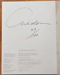 Richard Avedon / MADE IN FRANCE SIGNED LIMITED EDITION 1/100 WITH SILVER 1st ed