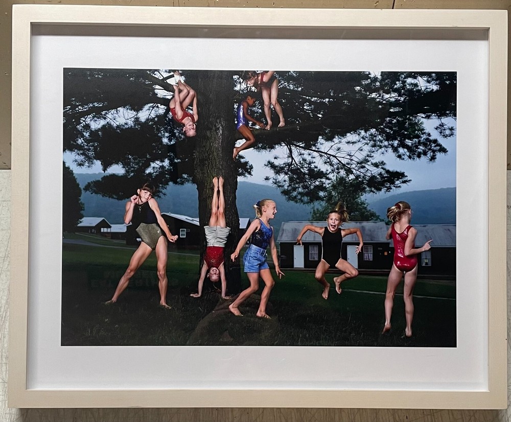 MARTIN SCHOELLER ‘Woodward Gymnast Camp KIDS Photo published NEW YORKER Magazine