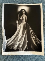 Vtg DIANA ROSS George Hurrell Portrait 16×20 Estate Print Signed Stamp AS IS
