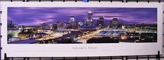 Indianapolis Indiana Skyline Twilight View – Unframed, Blakeway Panorama Print