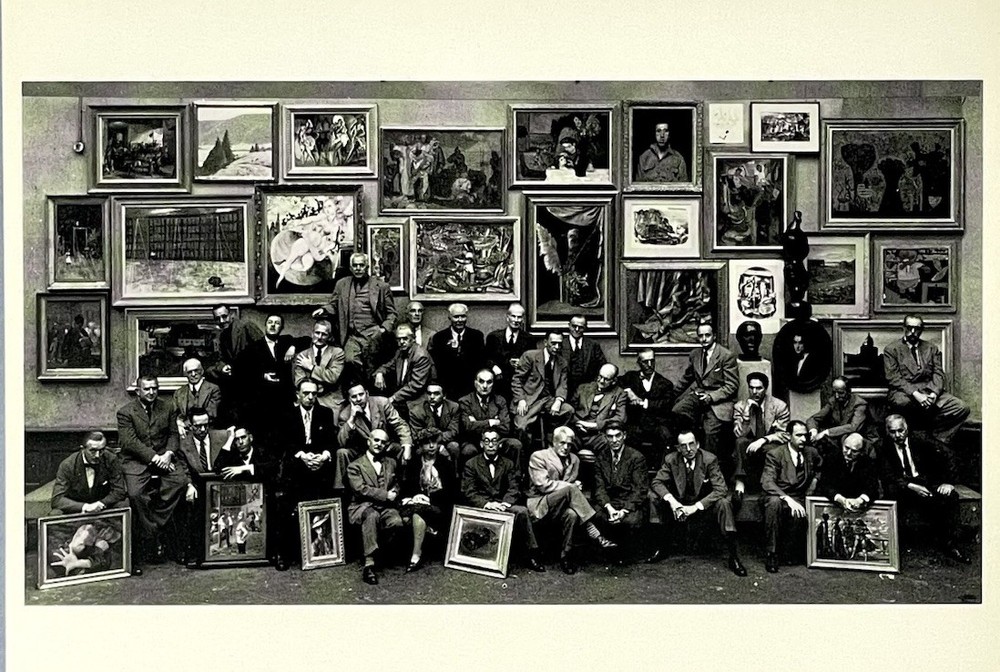 Art Students League 1950 Art Print Card Photo By Arnold Newman Fotofolio 4”x6”