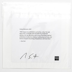 SIGNED Alec Soth Photograph – Akeley, Minnesota. 2007 – Magnum Square Print 6×6″