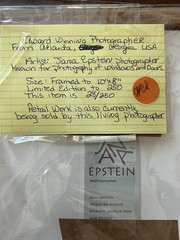 Jana Epstein Award Winning Photo Signed & Numbered 6.5″X4.5″