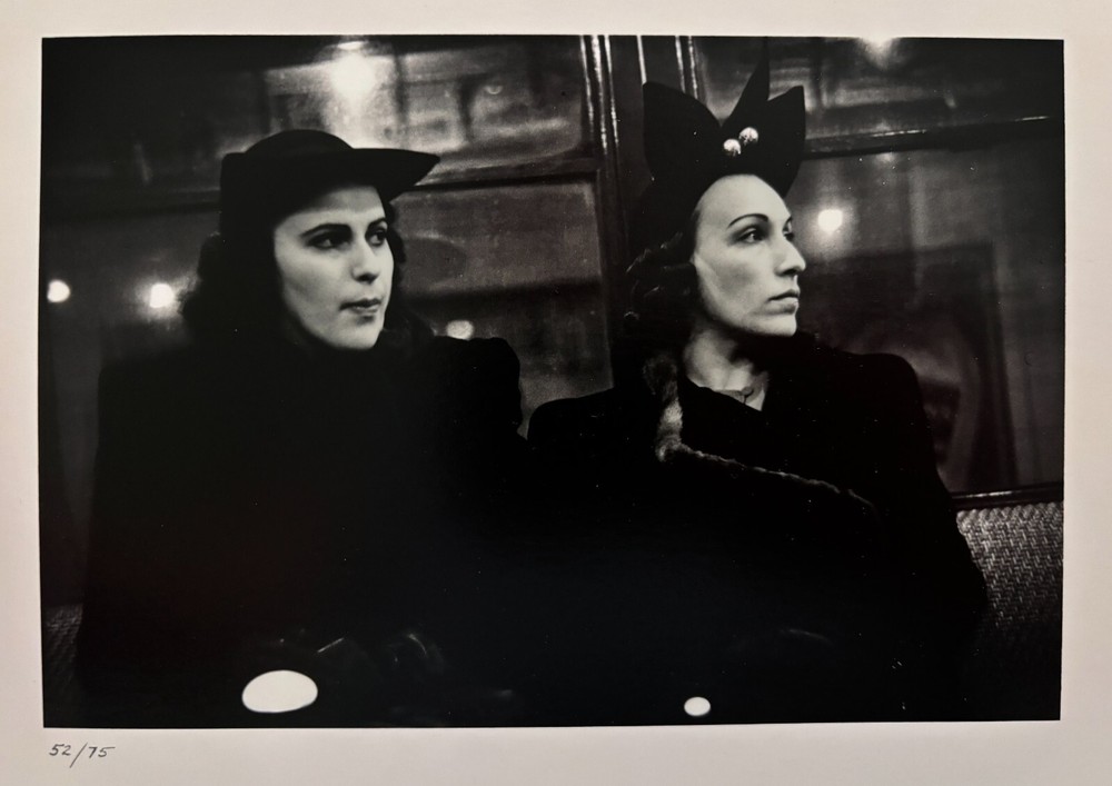 WALKER EVANS Two Women on a Subway (c1938) Orig Silver Gelatin Ed of 75
