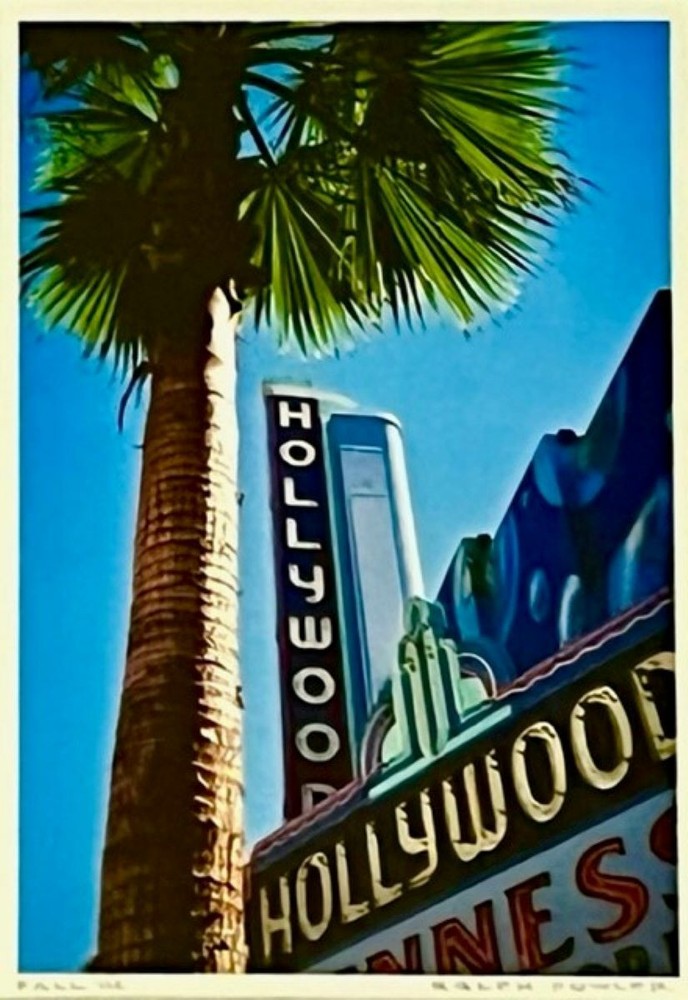 Color Art photograph Hollywood neon signs, Ralph Fowler, 2002, California12x15