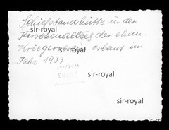 Dorlar near Lahnau around 1949-shooting range in Kirchenallee-photo 10x7cm