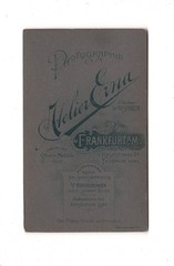 CDV photo woman portrait/woman Frankfurt Main around 1900