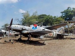 WW2 Colorized Nakajima Ki-43 II Otsu Hayabusa (Oscar) 248 Sentai in PNG 1944