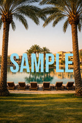 Digital Download Art Photo Image Wallpaper Background Printable Resort Palm Tree