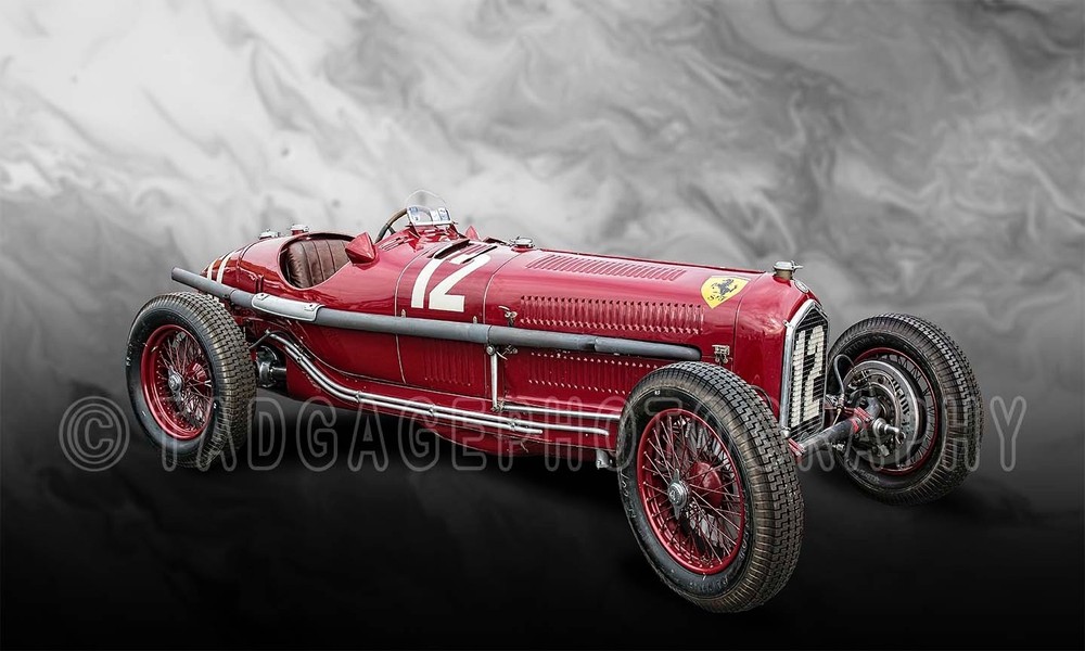 1934 Alfa Romeo P3 Vintage Classic Race Car Photo CA-3033