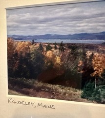Photographic Landscape 180• View Rangely Maine By Scott Perry Signed Framed