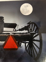 Dick Brown Photography Amish Man with horse in Snow Full Moon 84/250 Signed