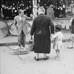 Baryte Print Photo Spain Child 1960 Format 40x40cm