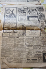 Photo Convoy WWII Paper Print Soldiers Military Paper 1940 Broken Document BG