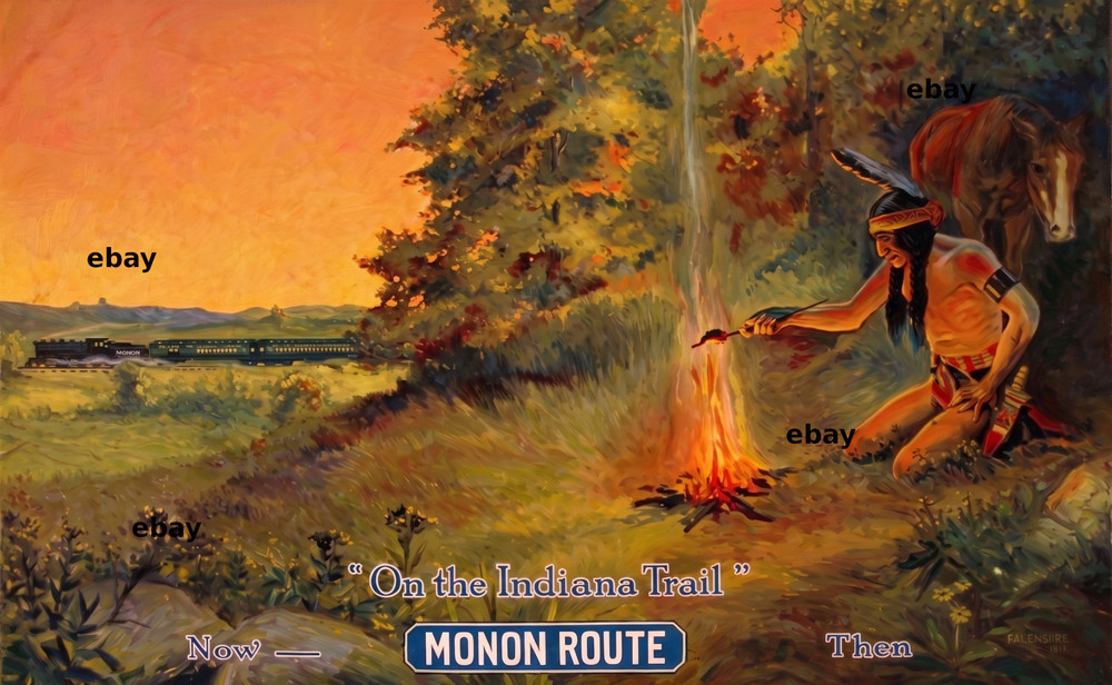 Photo Art Print of the Monon’s Hoosier Express in 1913
