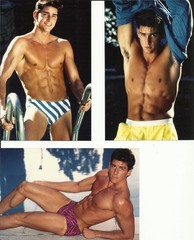 Original 1980s TORY JEFFREY 5 4×6 inch malemodel PLUS modeling card gay interest