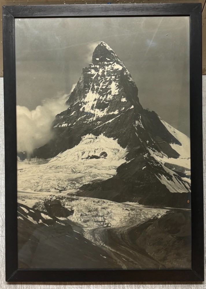 Antique GEBRUDER WEHRLI Peak of THE MATTERHORN Swiss Italy ALPS MOUNTAIN PHOTO