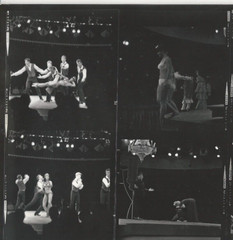 Hendrickson PHOTO Contact Sheet Proof & Negatives Juliet Prowse on Stage R106