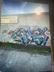 graffiti Art High Gloss Photograph By RIME MSK SIGNED Lmtd @100 Framed!