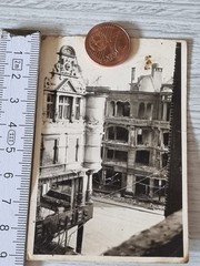 Düsseldorf 1944- After Air Raid, Destroyed Business, Name on Wall (X)