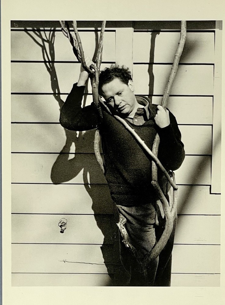 Dylan Thomas 1952 Fotofolio Art Print Card – Photo By Rollie McKenna 4.25”x6”