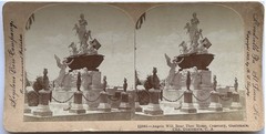 Guatemala City Cemetery Grave Memorial 1902 Photo Stereo Vintage
