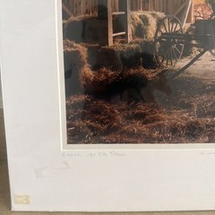 Vintage Bill Coleman Signed Numbered Matted No 576 27/400 Amos’ Barn Photograph
