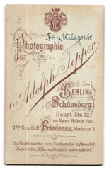Photograph Adolph Tepper, Berlin-Schöneberg, young man Fritz Wildgrube in the Qty