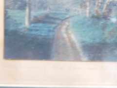 Wallace Nutting Bordering Housatonic 6.5″ x 4.5″ in a Rustic 16″x14″ glass frame