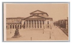 Munich 1881 – court theatre – publishing house Friedrich Bruckmann – old photo 1880s