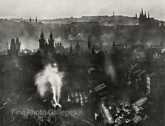 1955 Original KAREL PLICKA Prague Czech Cityscape Landscape Silver Gelatin Photo