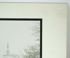 Black And White Photograph Titled “Harkness” Signed W. Abrams