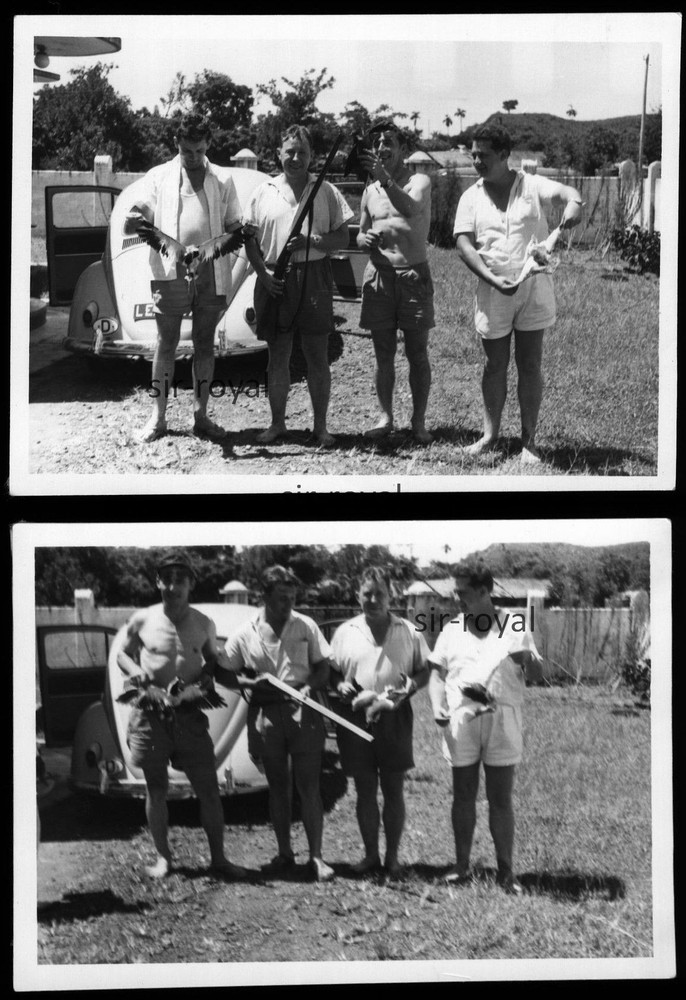 2x Lahore in Pakistan 1959 – The Fat Germans Are Here – 1950s – Photo 9x7cm
